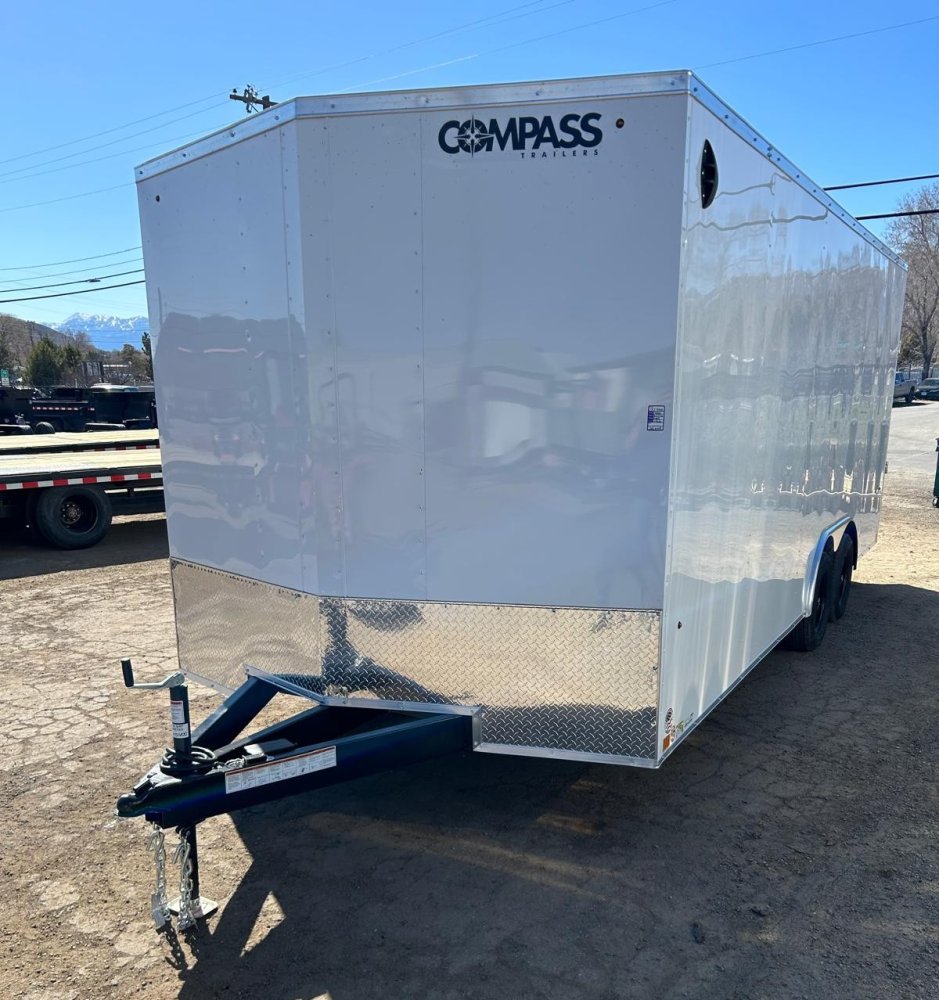 8.5x20 Indigo DLX Flat Top V-Nose Enclosed Trailer - 7K GVWR | Carson City, NV
