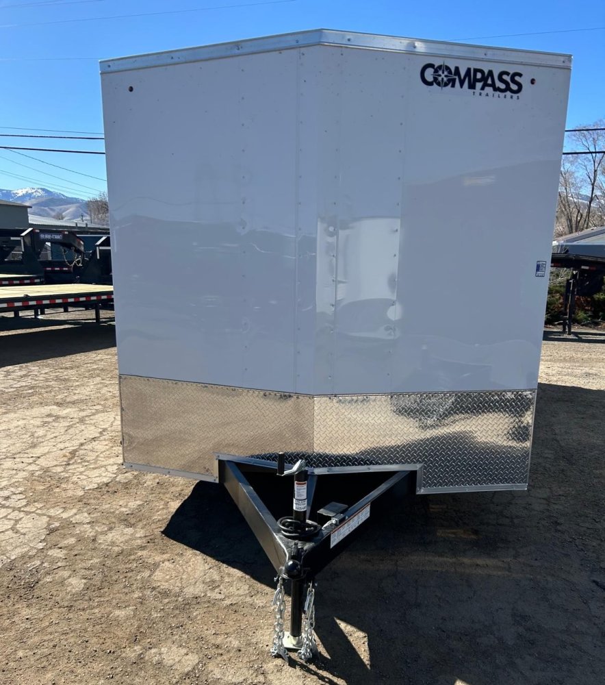 8.5x20 Indigo DLX Flat Top V-Nose Enclosed Trailer - 7K GVWR | Carson City, NV