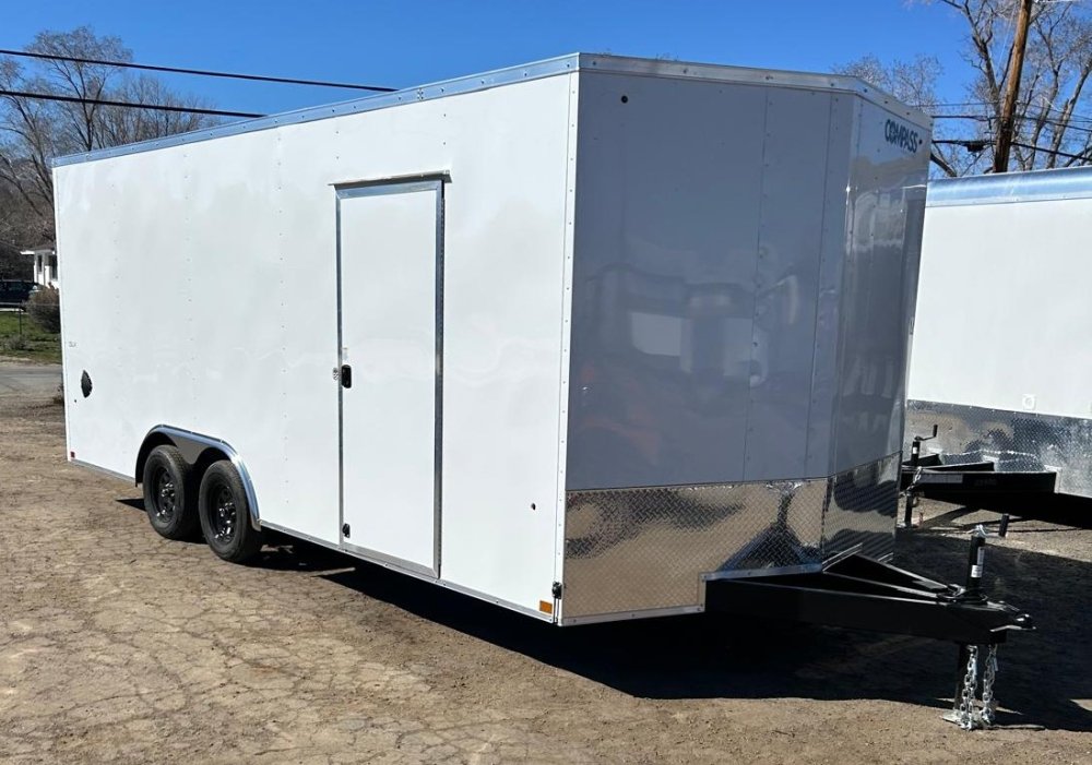 8.5x20 Indigo DLX Flat Top V-Nose Enclosed Trailer - 7K GVWR | Carson City, NV