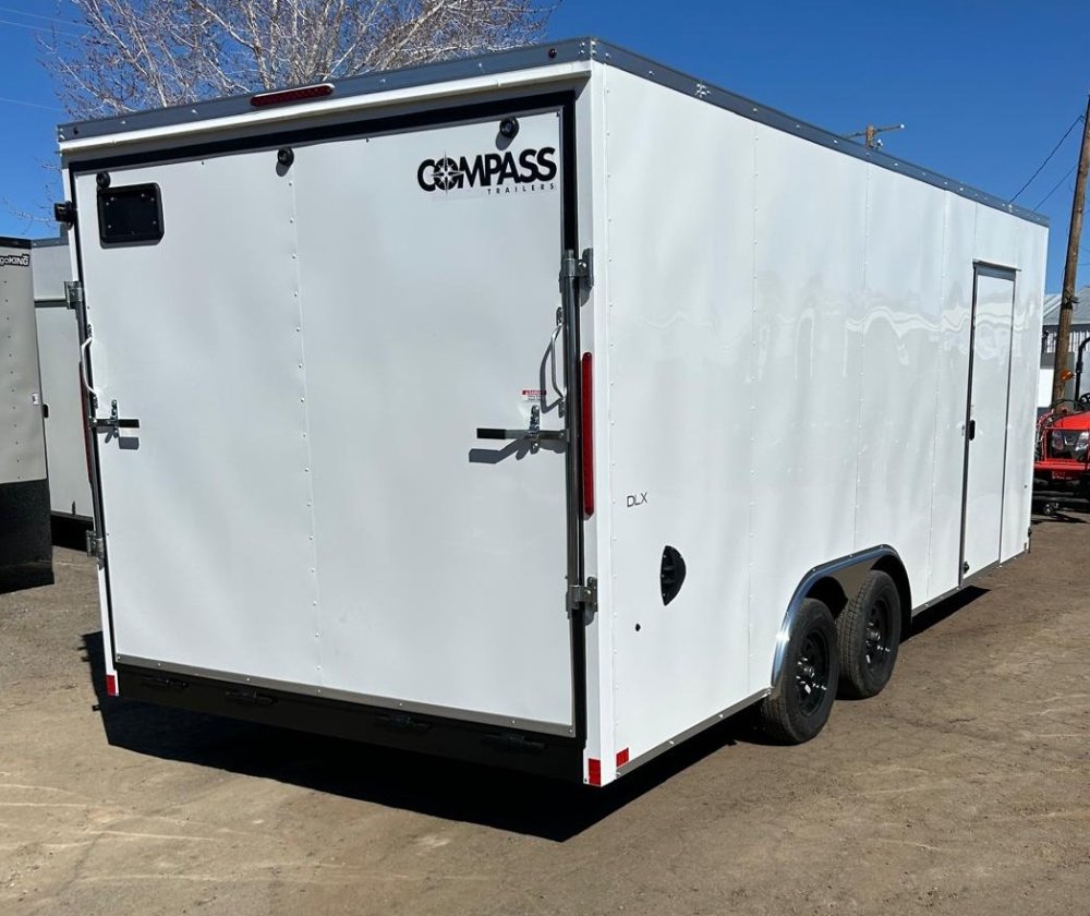 8.5x20 Indigo DLX Flat Top V-Nose Enclosed Trailer - 7K GVWR | Carson City, NV