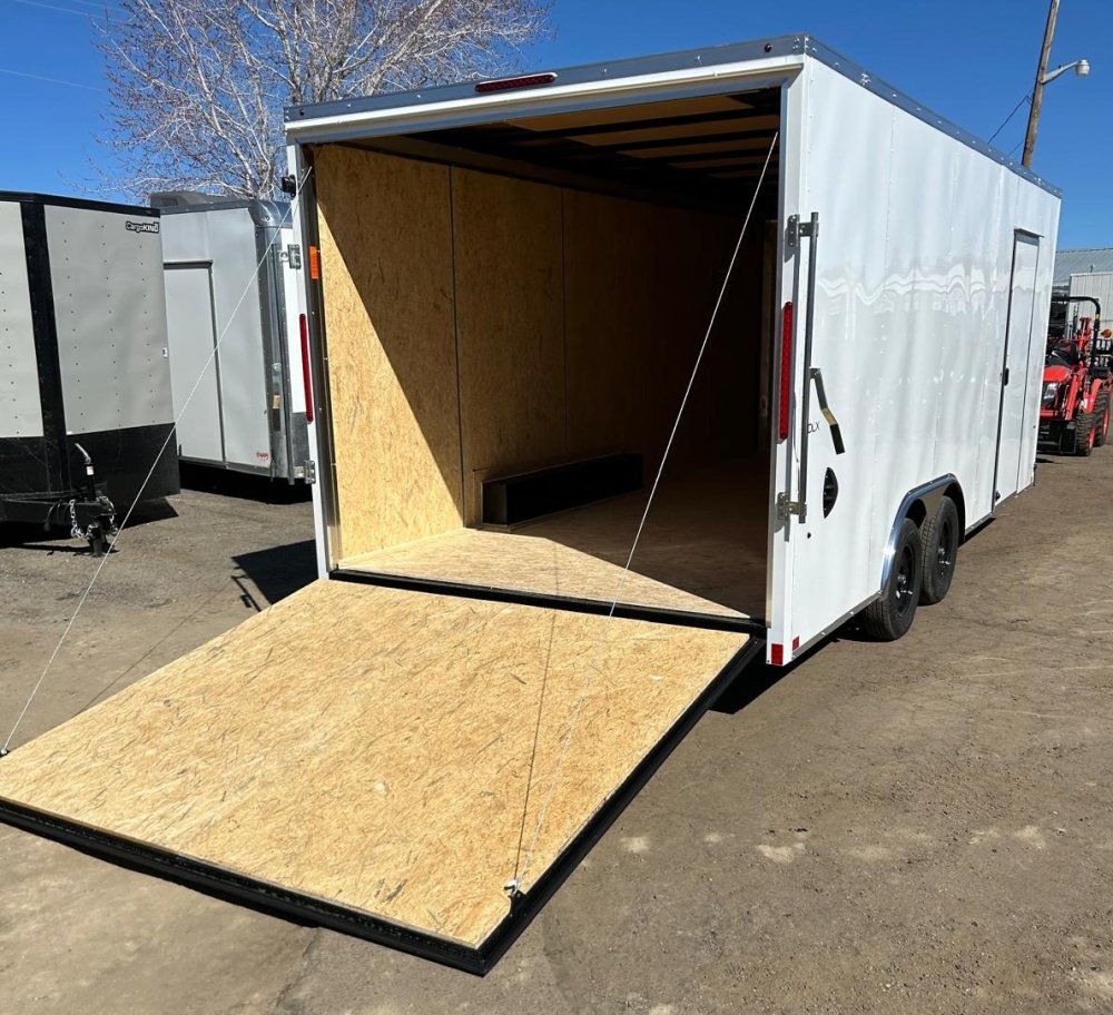 8.5x20 Indigo DLX Flat Top V-Nose Enclosed Trailer - 7K GVWR | Carson City, NV