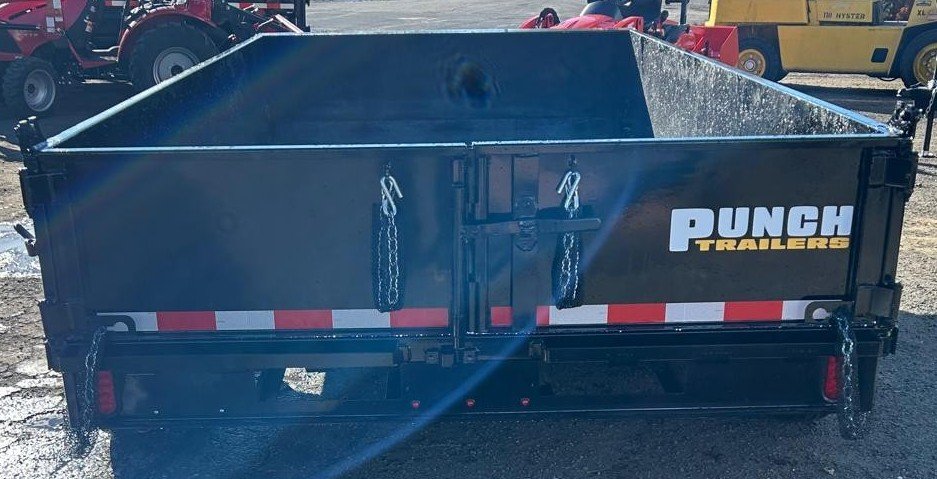 7x14 Punch Scissor Dump Trailer - 14K GVWR - Black | Carson City, NV