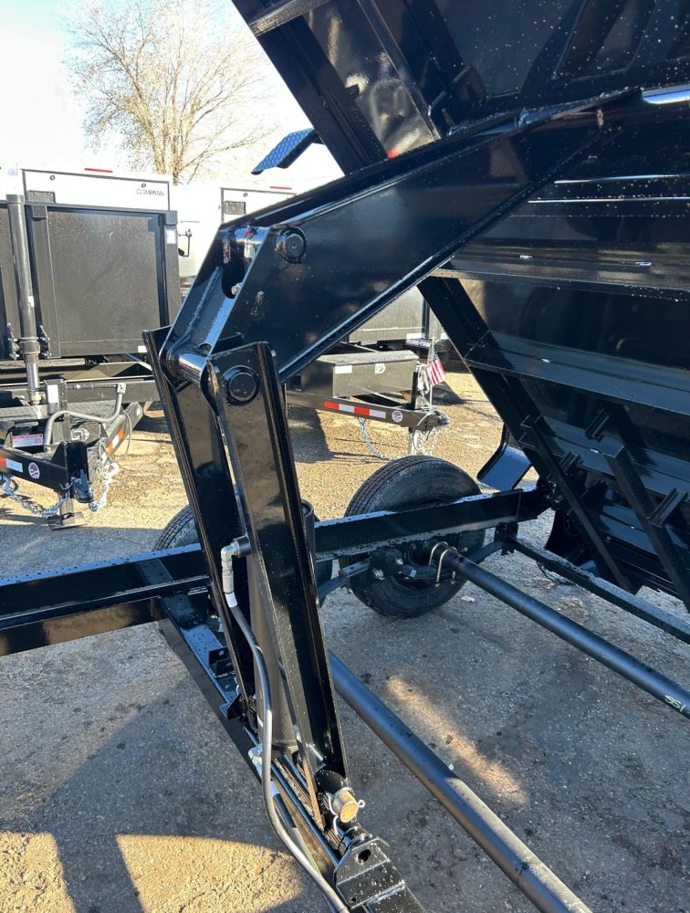 7x14 Punch Scissor Dump Trailer - 14K GVWR - Black | Carson City, NV