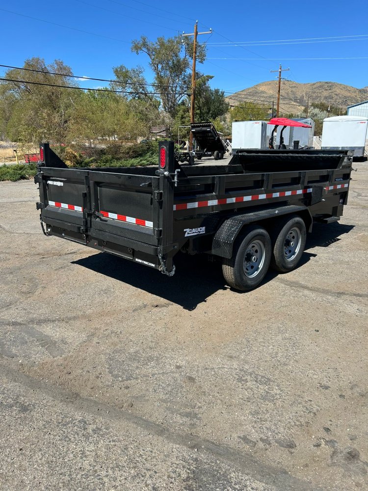 7 X 14 Sure-Trac Pro Series Telescopic Dump Trailer