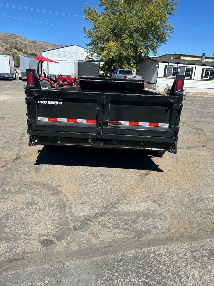 7 X 14 Sure-Trac Pro Series Telescopic Dump Trailer