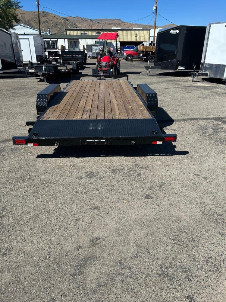 7x18 (16+2) Sure-Trac C-Channel Car Hauler