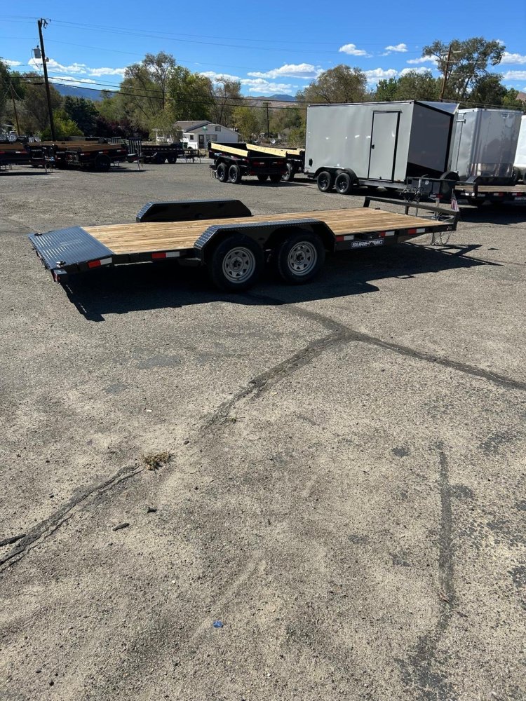 7x18 (16+2) Sure-Trac C-Channel Car Hauler