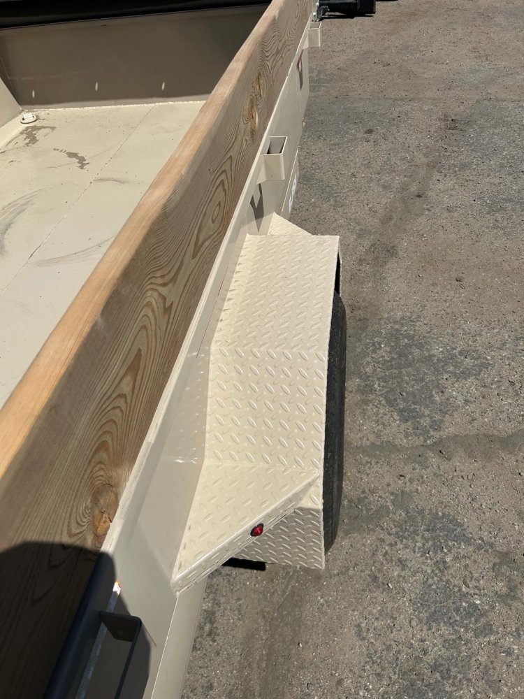 5x10 Double A Excel Series Low Profile Dump Trailer - 5K GVWR | Sand Dune Tan