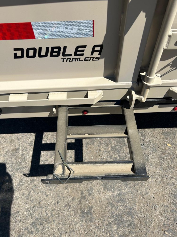 5x10 Double A Excel Series Low Profile Dump Trailer - 5K GVWR | Sand Dune Tan