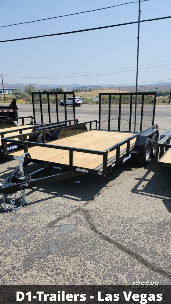 7x14 Sure-Trac Tube Top Utility Trailer 7K TA