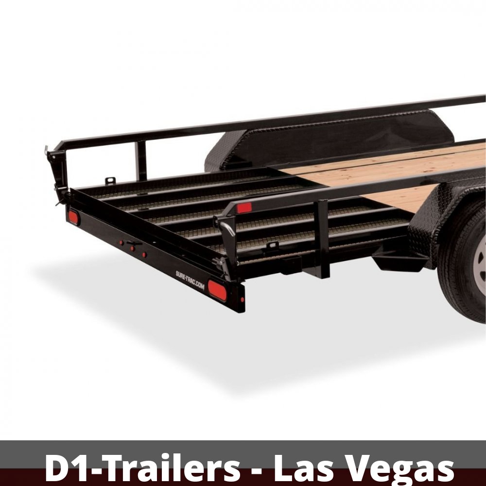 7x14 Sure-Trac Tube Top Utility Trailer 7K TA