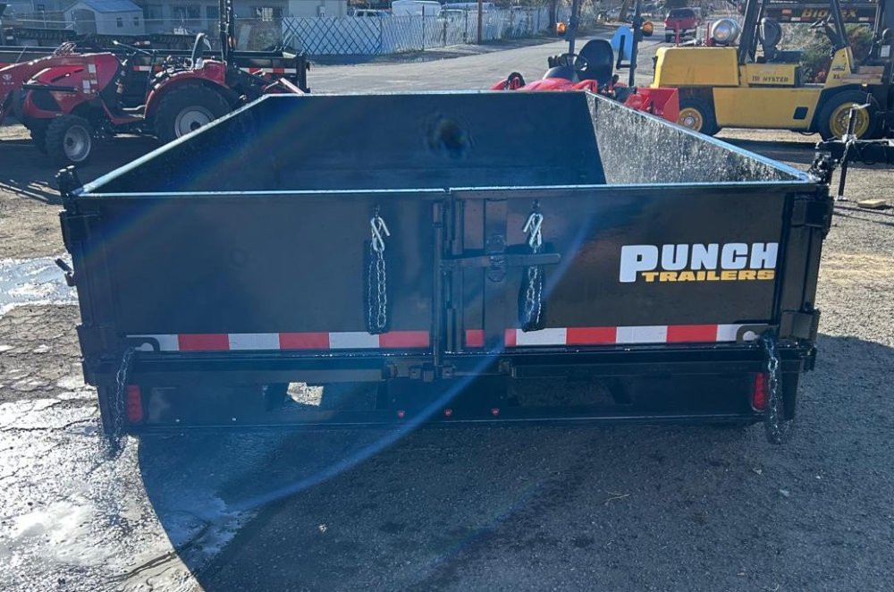 7x14 Punch Scissor Dump Trailer - 14K GVWR - Black | Carson City, NV