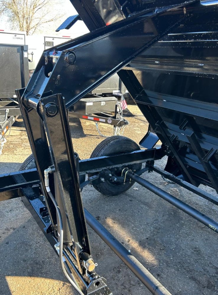 7x14 Punch Scissor Dump Trailer - 14K GVWR - Black | Carson City, NV