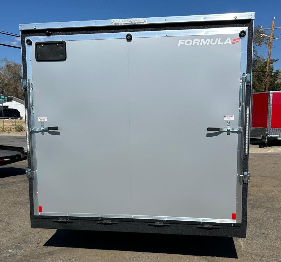 Formula Conquest 8.5' x 20' Enclosed Cargo Trailer - Silver Composite Siding, Extended Height