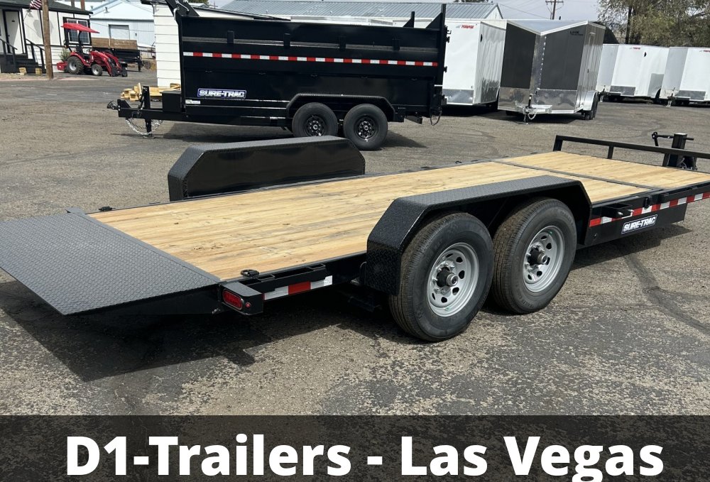 7 x 16 14k Sure-Trac - Tilt Bed Equipment Trailer