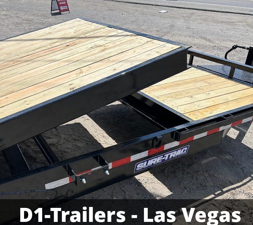 7 x 16 14k Sure-Trac - Tilt Bed Equipment Trailer
