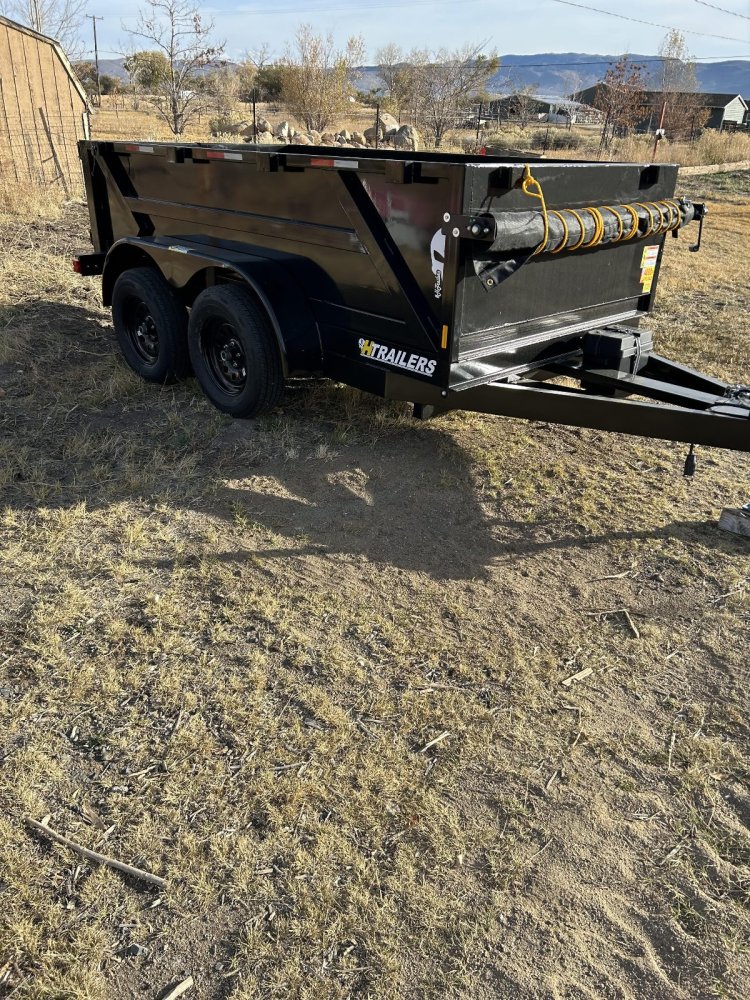5x10 Dump Trailer for Rent - 7K GVWR (H-Trailer) | D1 Trailers Carson City, NV