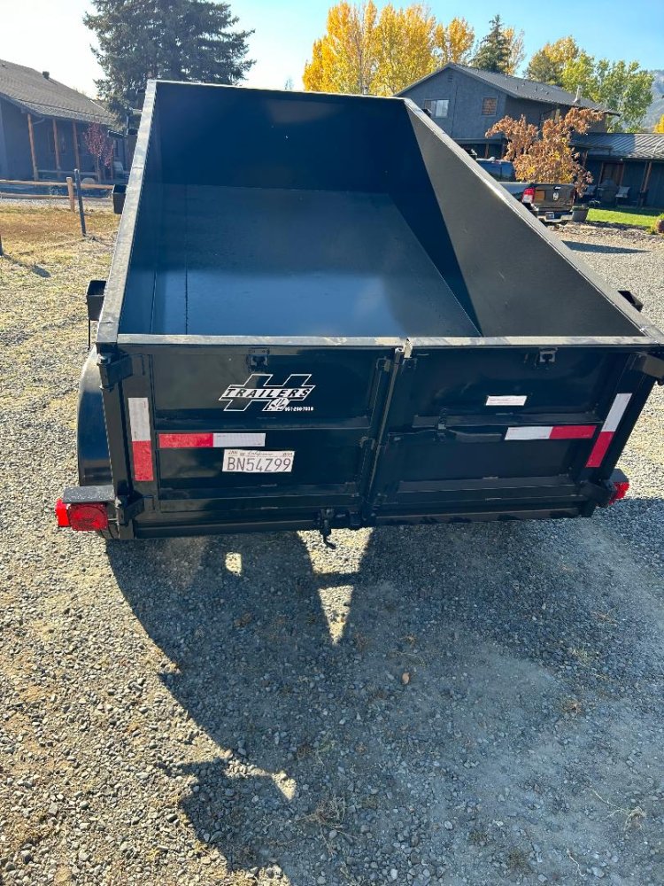 5x10 Dump Trailer for Rent - 7K GVWR (H-Trailer) | D1 Trailers Carson City, NV