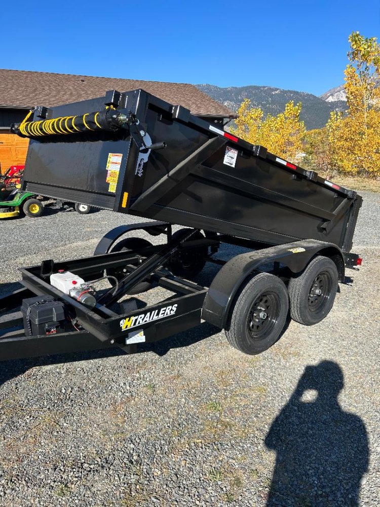 5x10 Dump Trailer for Rent - 7K GVWR (H-Trailer) | D1 Trailers Carson City, NV