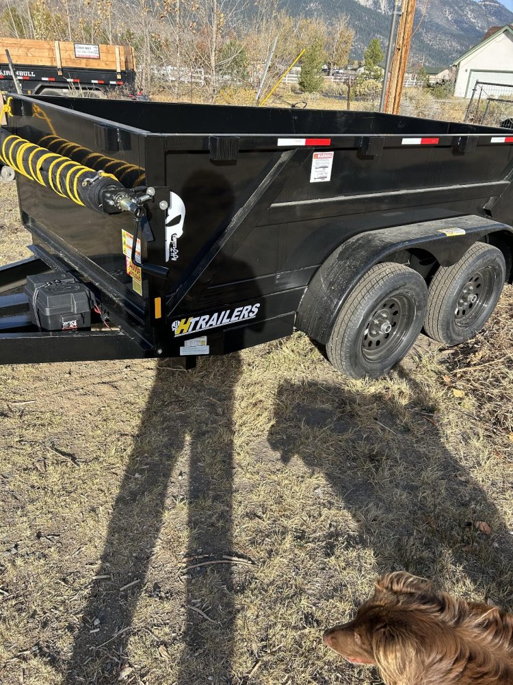 5x10 Dump Trailer for Rent - 7K GVWR (H-Trailer) | D1 Trailers Carson City, NV