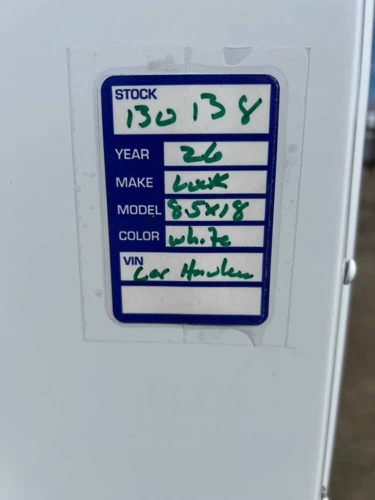 8.5x18 Indigo DLX Flat Top V-Nose Enclosed Car Hauler | Carson City, NV