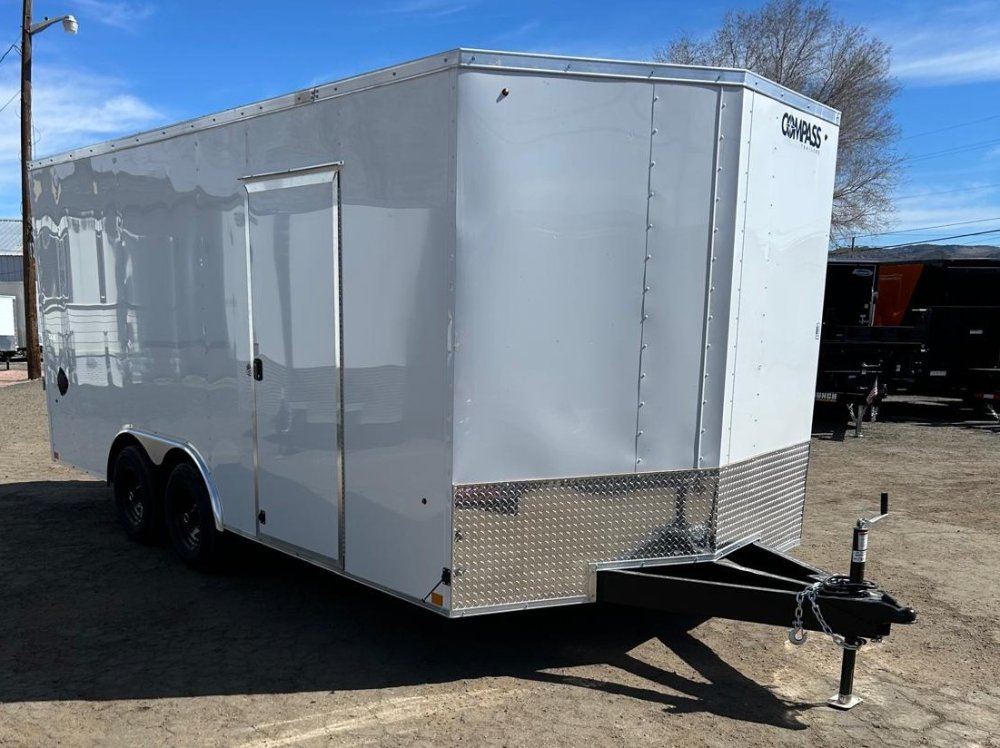 8.5x18 Indigo DLX Flat Top V-Nose Enclosed Car Hauler | Carson City, NV