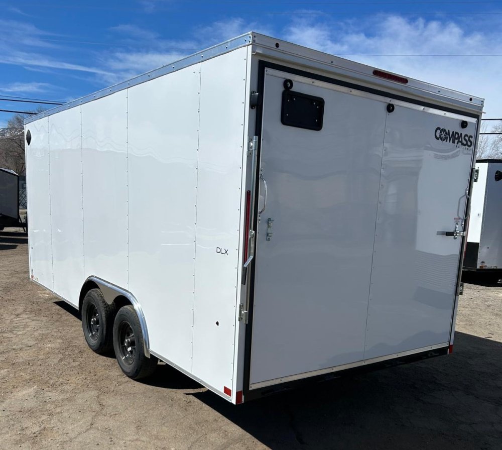 8.5x18 Indigo DLX Flat Top V-Nose Enclosed Car Hauler | Carson City, NV