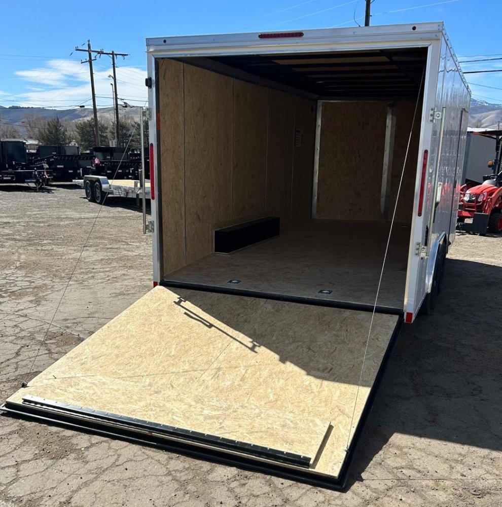 8.5x18 Indigo DLX Flat Top V-Nose Enclosed Car Hauler | Carson City, NV