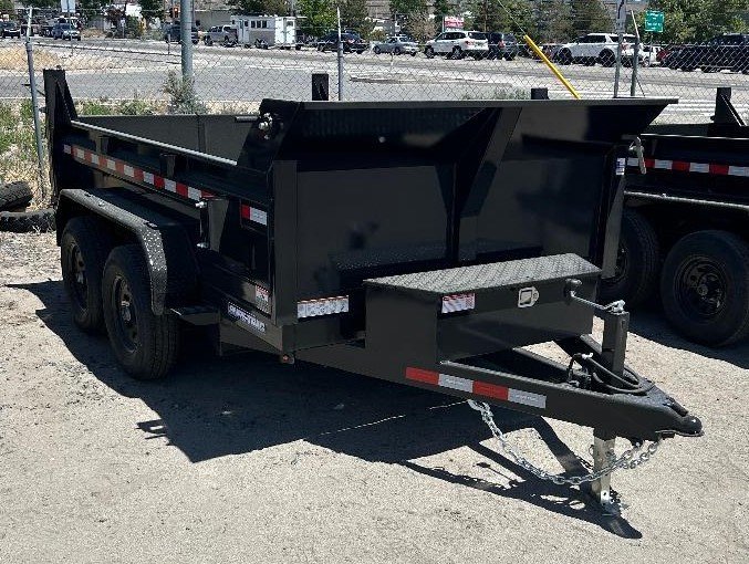 6 x 10 Sure-Trac - SD Low Profile Dump Trailer, 10K Single Ram