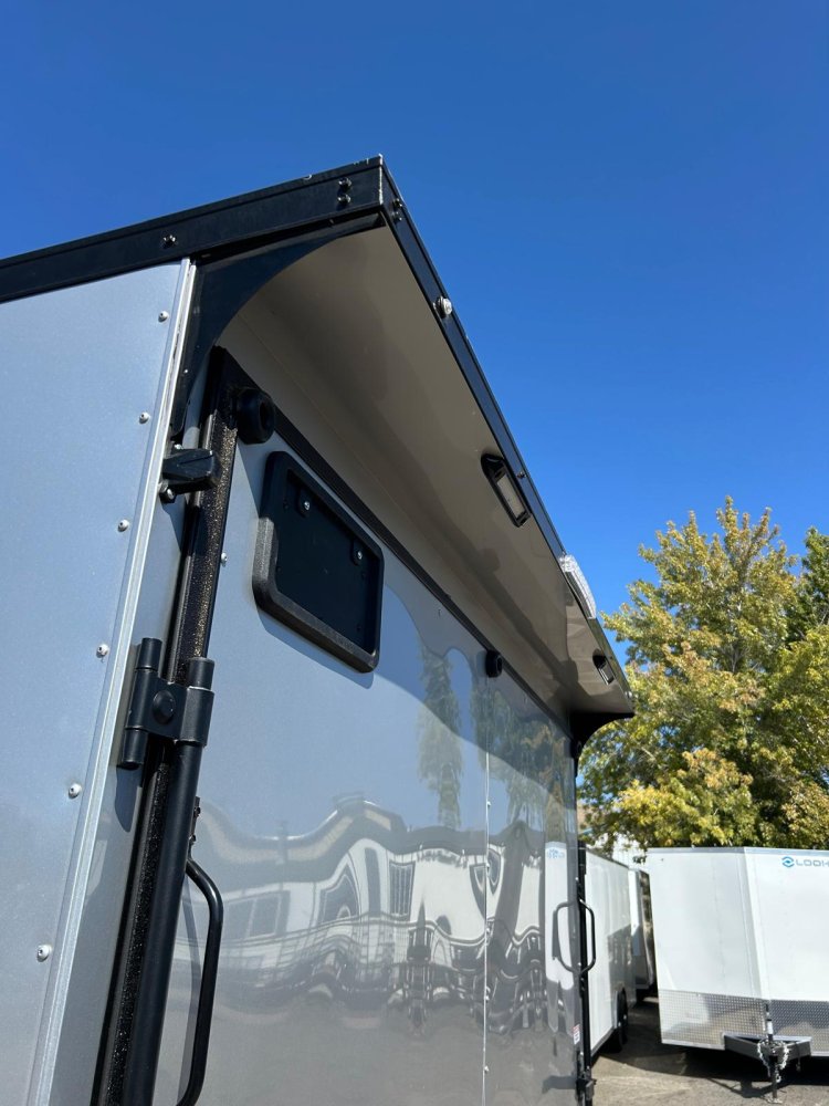 Formula Traverse 8.5' x 20' V-Nose Enclosed Trailer - Silver with Blackout Trim