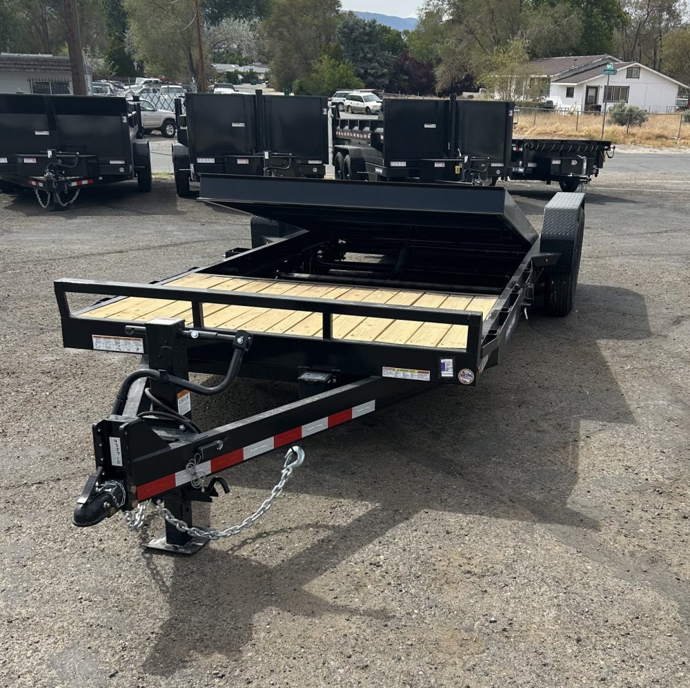 7 x 16 14k Sure-Trac - Tilt Bed Equipment Trailer