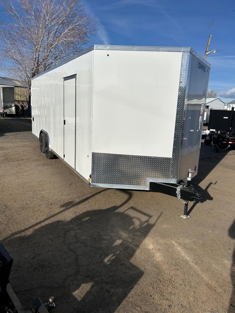 8.5x24 Jasper SE Flat Top Sloped V-Nose Enclosed Trailer | Carson City, NV