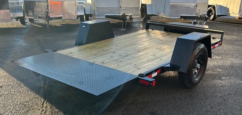 6.5x12 Sure-Trac Single Axle Tilt Trailer - 7.8K GVWR | Black | For Sale in Carson City, NV