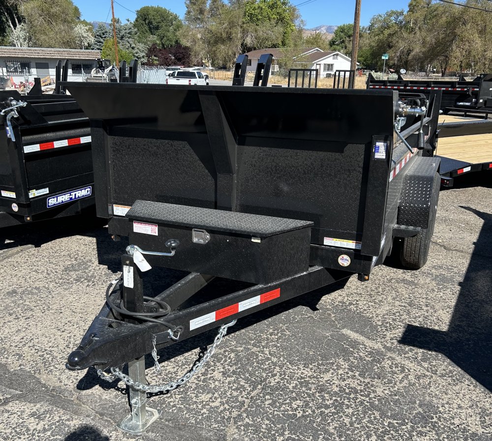 6x12 Sure Trac Low Profile Dump Trailer 10k (Upgraded)