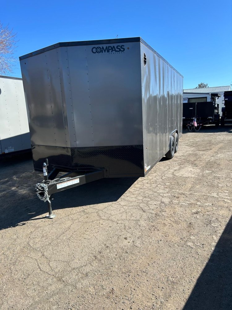 8.5x20 Indigo DLX Flat Top V-Nose Enclosed Car Hauler | Carson City, NV