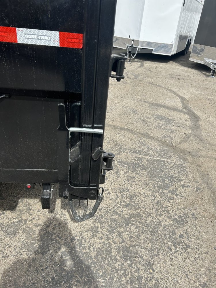 7x14 Sure-Trac HD Low Profile Telescopic Dump Trailer - 14K GVWR - Black | Carson City, NV