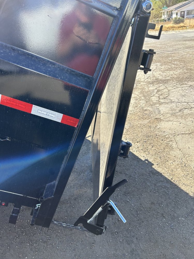 7x14 Sure-Trac HD Low Profile Telescopic Dump Trailer - 14K GVWR - Black | Carson City, NV