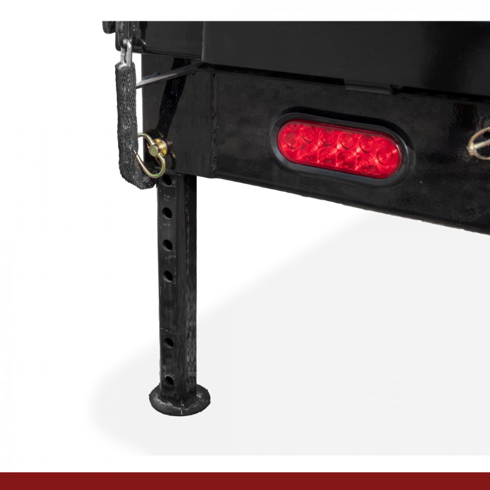 82" x 14, 15.4K Sure-Trac Dump - PRO SERIES TELESCOPIC 4' SIDES Hydraulic Dump Trailer