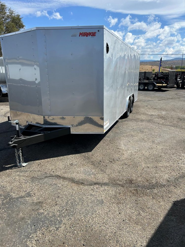 8.5 x20 Mirage - XE Flat Top V-Nose Enclosed Car Hauler 7K