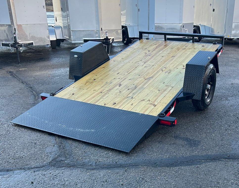6.5x12 Sure-Trac Single Axle Tilt Trailer - 7.8K GVWR | Black | For Sale in Carson City, NV