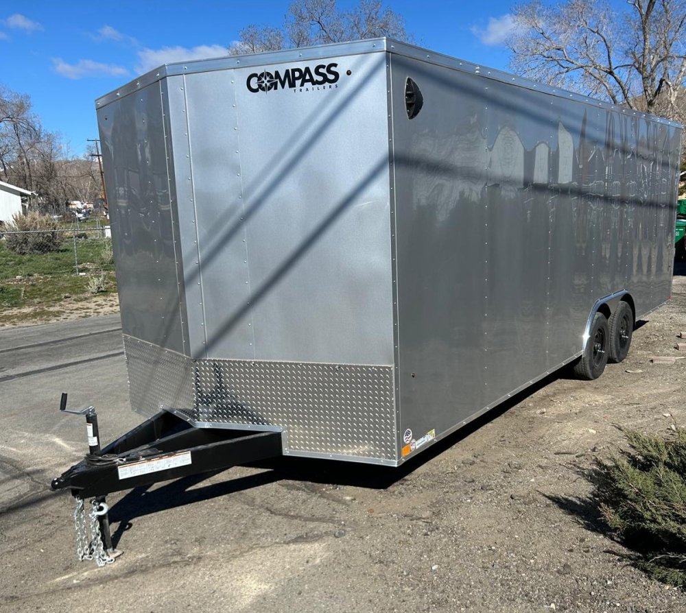 8.5x24 Indigo DLX Flat Top V-Nose Enclosed Car Hauler | Carson City, NV