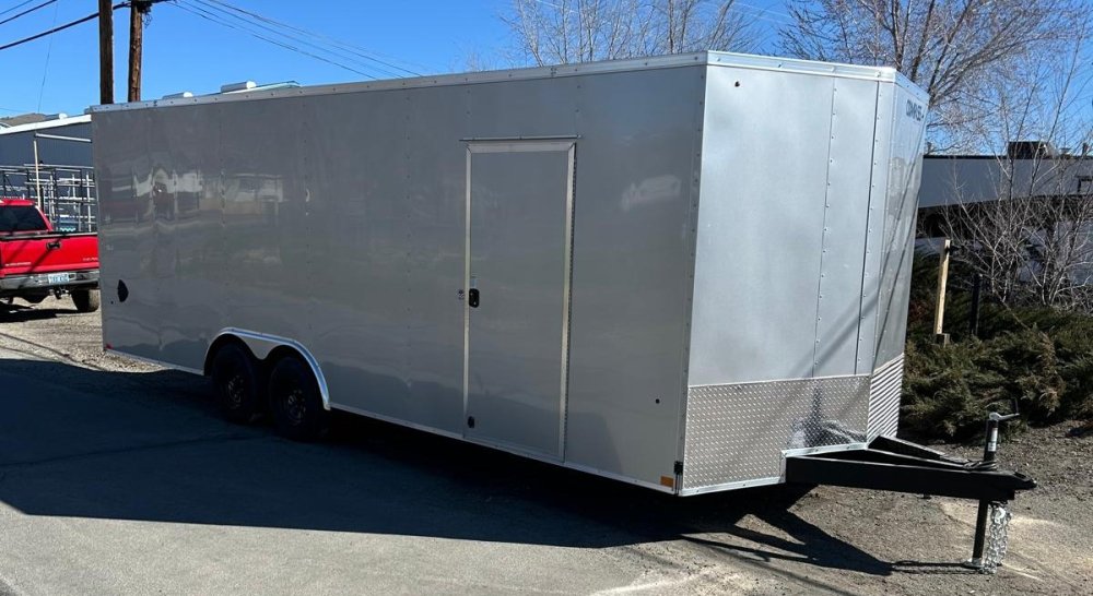 8.5x24 Indigo DLX Flat Top V-Nose Enclosed Car Hauler | Carson City, NV