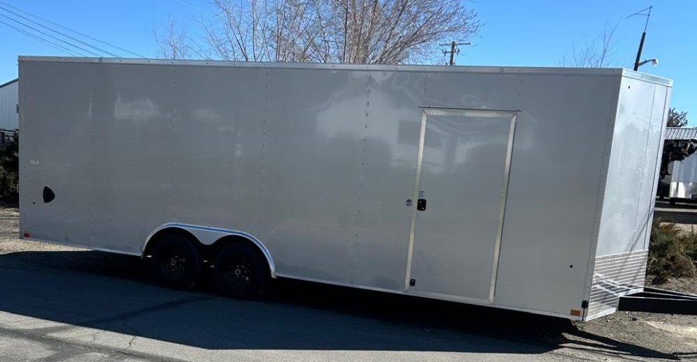 8.5x24 Indigo DLX Flat Top V-Nose Enclosed Car Hauler | Carson City, NV