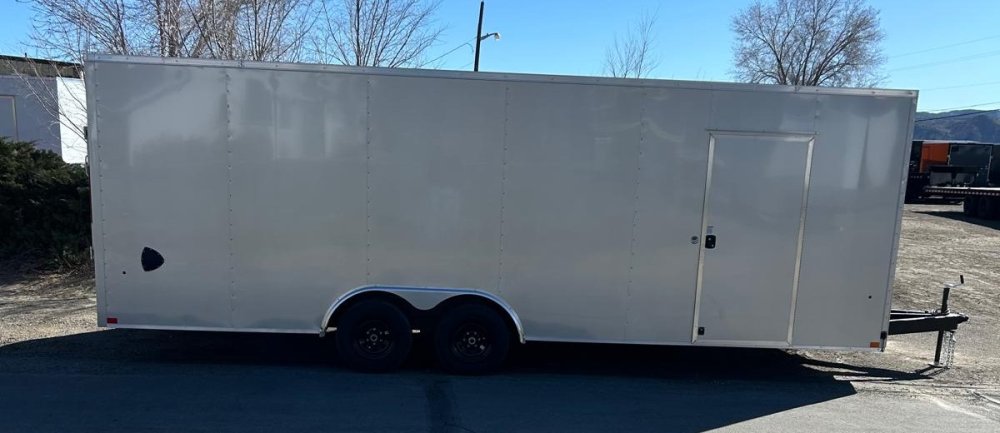 8.5x24 Indigo DLX Flat Top V-Nose Enclosed Car Hauler | Carson City, NV