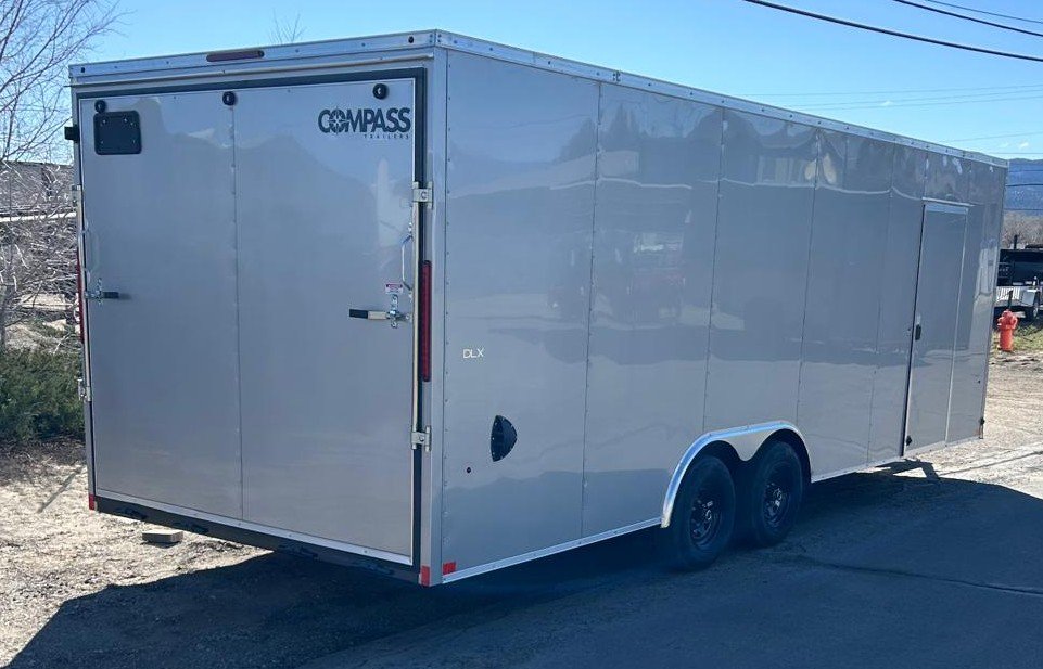8.5x24 Indigo DLX Flat Top V-Nose Enclosed Car Hauler | Carson City, NV