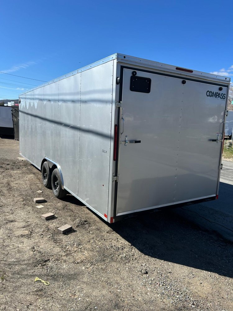 8.5x24 Indigo DLX Flat Top V-Nose Enclosed Car Hauler | Carson City, NV