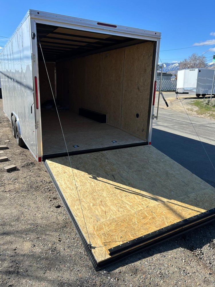 8.5x24 Indigo DLX Flat Top V-Nose Enclosed Car Hauler | Carson City, NV