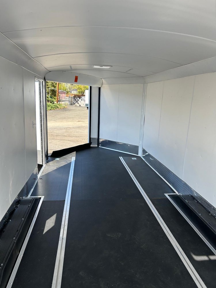 8.5 x 24 Xtreme Sport Round Top V-Nose Enclosed Trailer