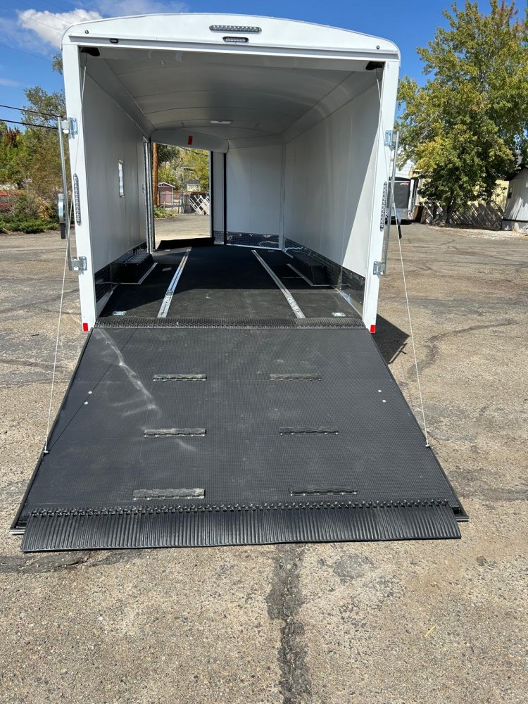 8.5 x 24 Xtreme Sport Round Top V-Nose Enclosed Trailer