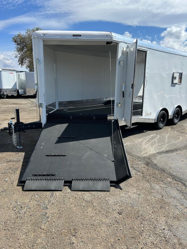 8.5 x 24 Xtreme Sport Round Top V-Nose Enclosed Trailer